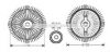 AVA QUALITY COOLING MSC466 Clutch, radiator fan